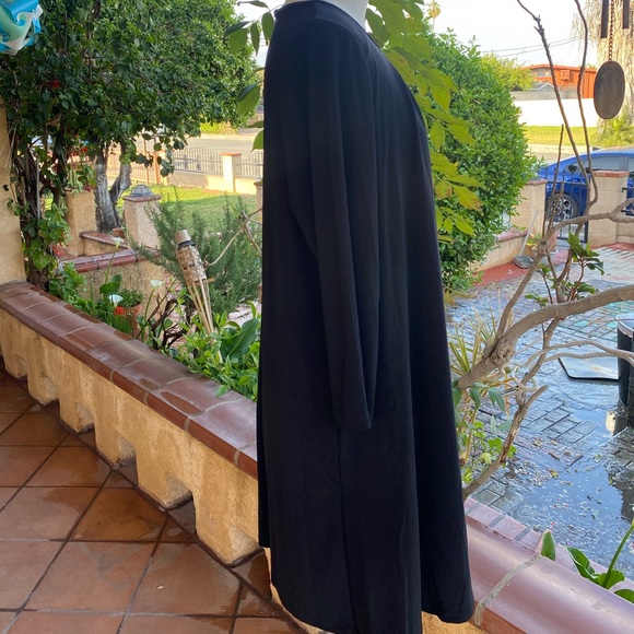 Tiana B Black Shift Dress LARGE - Picture 3 of 7